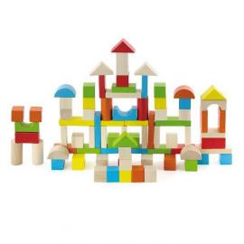 Набір будівельних блоків Viga Toys Місто, 80 шт., 2,5 см 50333