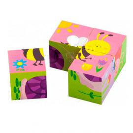Пазл-кубики Viga Toys Комахи 50160