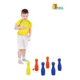 Гра Viga Toys 2-в-1 Боулінг і кільце 50665