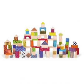 Набір будівельних блоків Viga Toys 100 шт., 3 см 59696