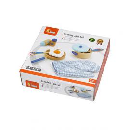 Ігровий набір Viga Toys Маленький кухар, блакитний 50115