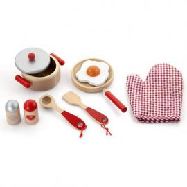 Ігровий набір Viga Toys Маленький кухар, червоний 50721