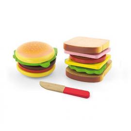 Ігровий набір Viga Toys Гамбургер і сендвіч 50810