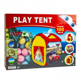 Детская Палатка с шариками Тачки