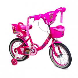Дитячий велосипед Disney Girls Pink 16 з музикою і світлом