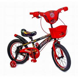 Дитячий велосипед Spiderman Red 16 з музикою і світлом
