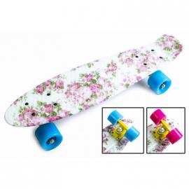 Penny Board Flowers.