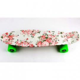 Penny Board Flowers.