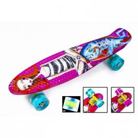 Penny Board Little Mermaid Сяючі колеса.