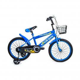 Велосипед 18 Scale Sports Синій T20, Ручний та Дисковий Гальмо