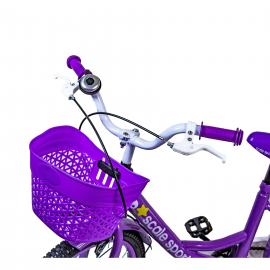 Велосипед 18 Scale Sports Фіолетовий T18, Ручний та Дисковий Гальмо