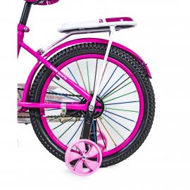 Велосипед 18 Scale Sports Рожевий T18, Ручний та Дисковий Гальмо