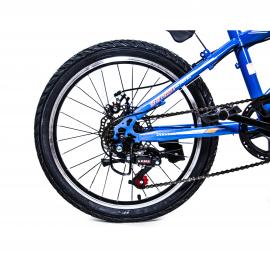 Велосипед 20 SHENGDA Синій V20, Ручний та Дисковий Гальмо