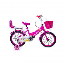 Велосипед 16 Scale Sports Рожевий T15, Ручний та Дисковий Гальмо