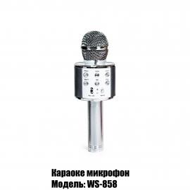 Беспроводной микрофон-караоке WSTER WS-858.Стальной