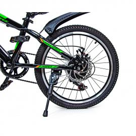 Велосипед 20 Scale Sports Зелений, Ручний та Дисковий