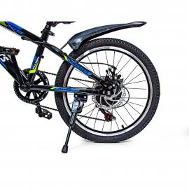 Велосипед 20 Scale Sports Синє, Ручне та Дискове Гальмо