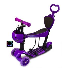 Самокат Scooter Божья Коровка 5в1 Фиолетовый
