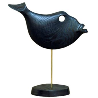 Скульптура Рыба №1 черная