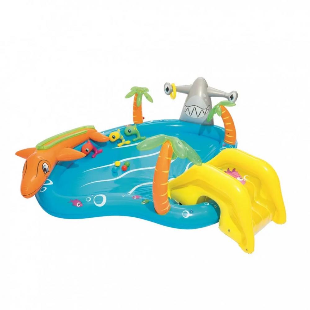 Детский надувной бассейн Морская жизнь BW 53067 с ремкомплектом