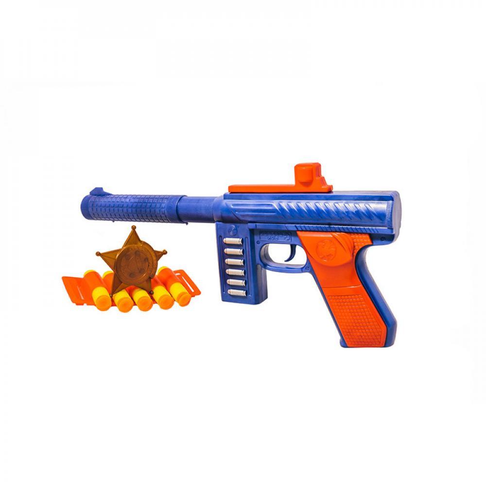 Іграшковий автомат з м'якими кулями M60 PF Golden Gun 909GG Синій