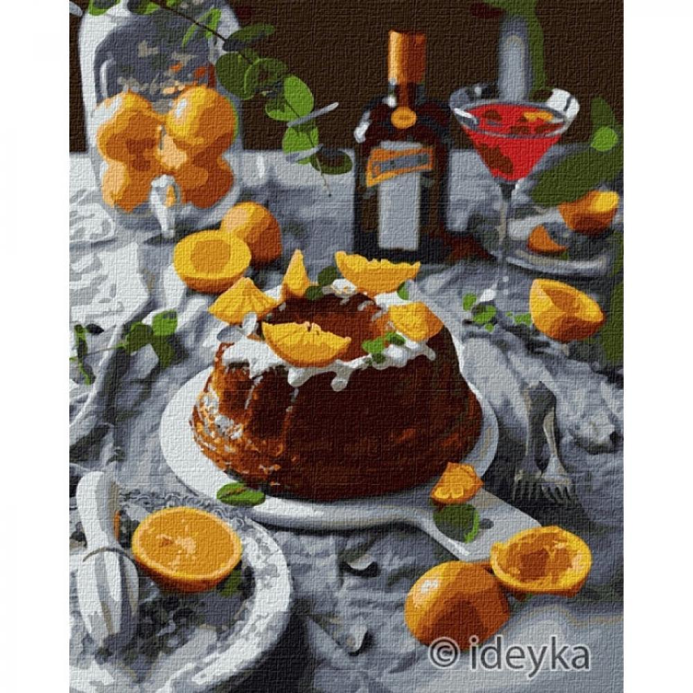 Картина за номерами Апельсинова насолода Ідейка KHO5616 40х50 см