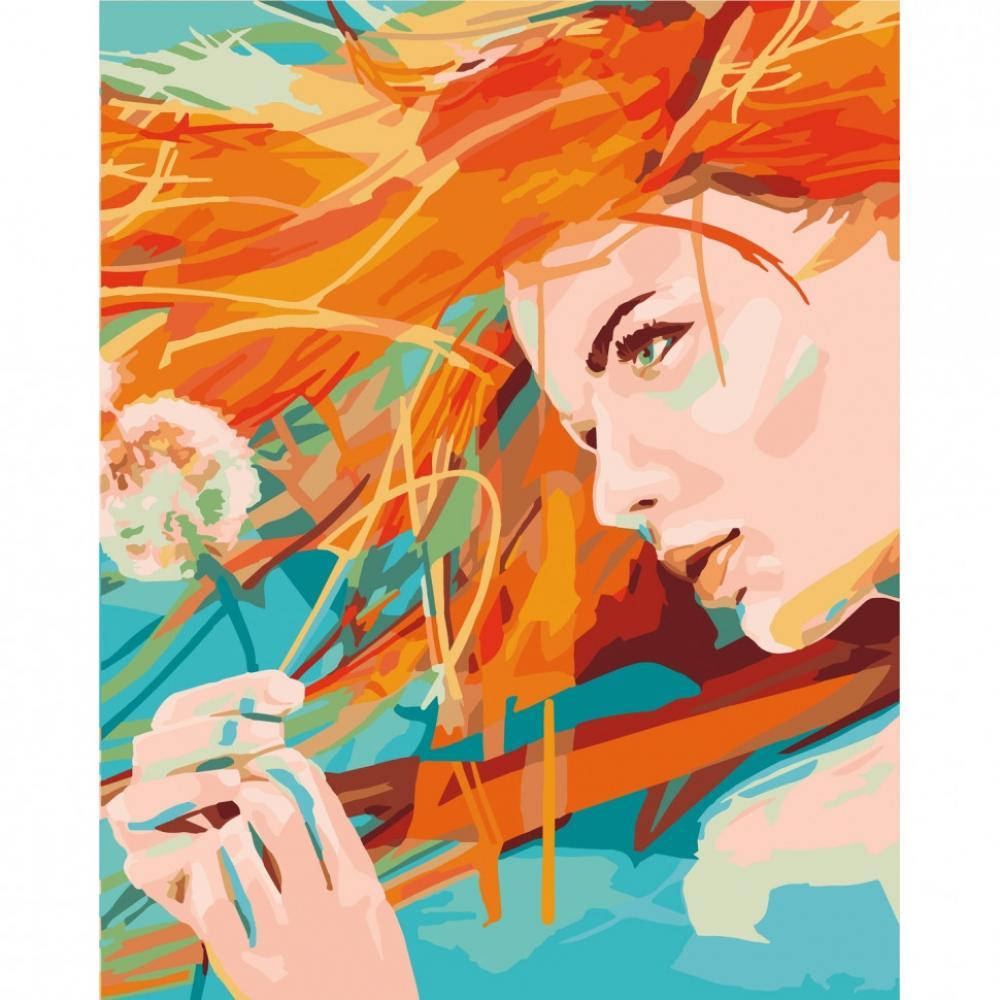 Картина по номерам Солнечная девушка Art Craft 10281-AC 40х50 см