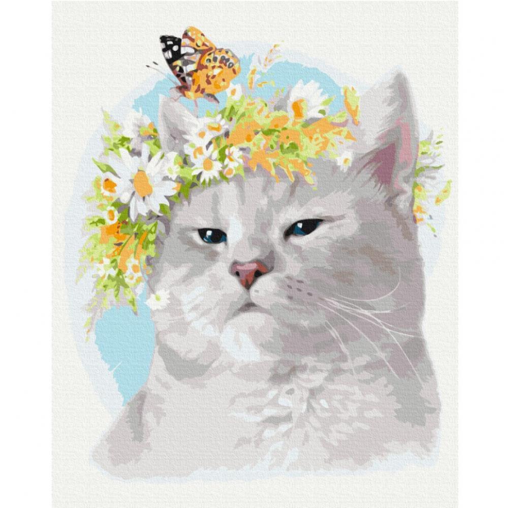 Картина по номерам Кошачье настроение Brushme GX52540 40х50 см