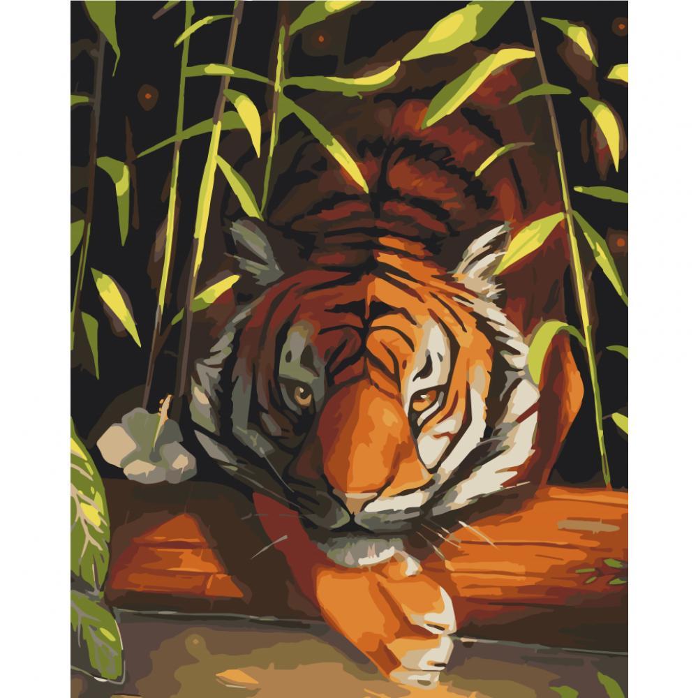 Картина за номерами. Art Craft Бенгальський тигр 40*50 см 11618-AC