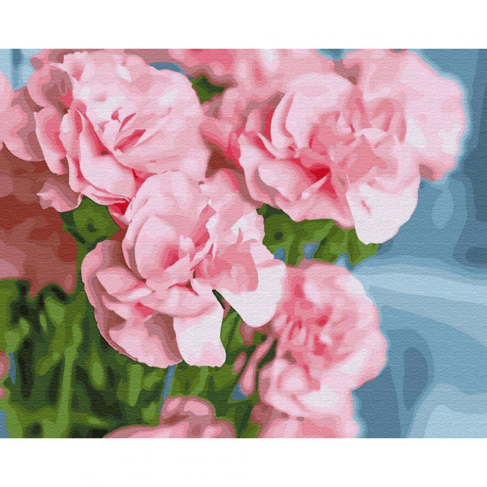 Картина по номерам. Rainbow Art Розовая камелия GX30095-RA