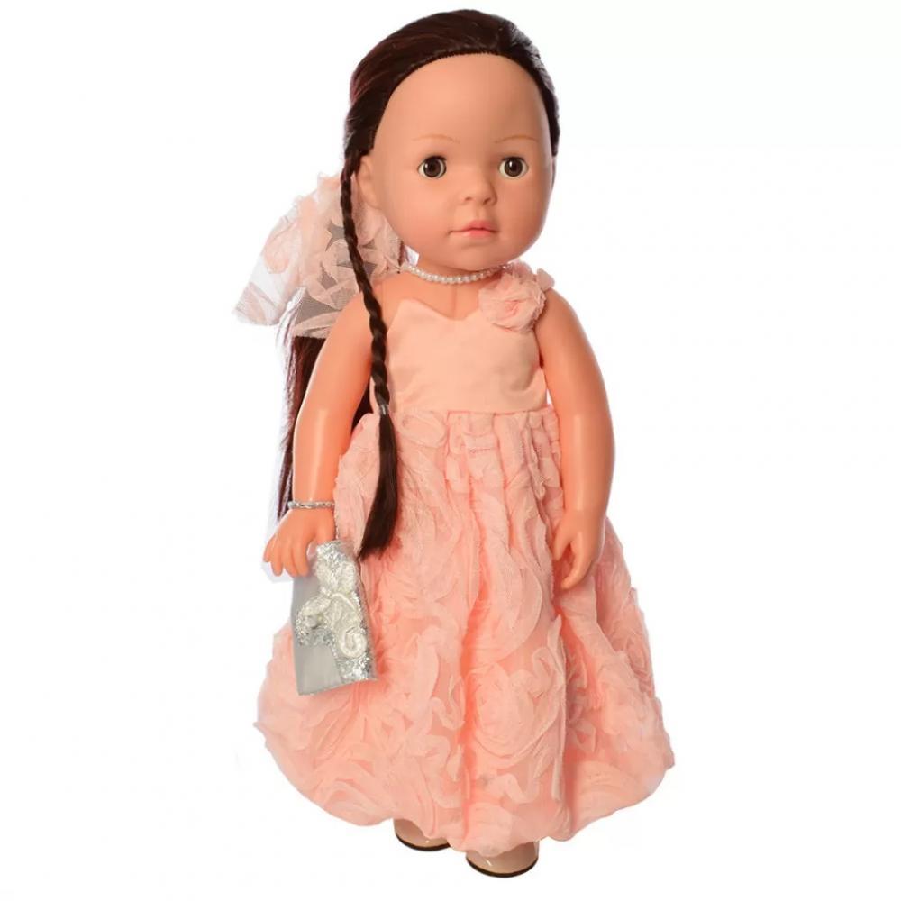 Кукла для девочек в платье M 5413-16-2 интерактивная Pink