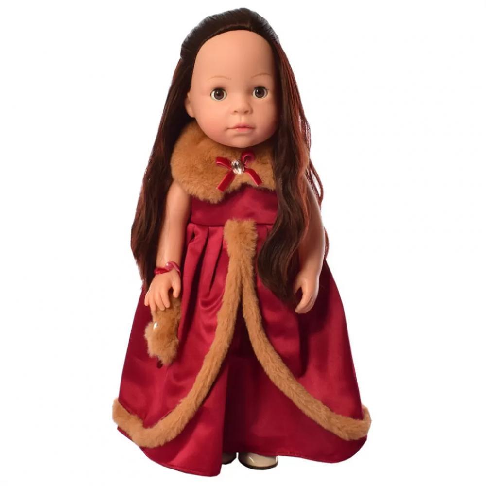 Інтерактивна лялька у сукні M 5414-15-2 з вивченням країн та цифр Red
