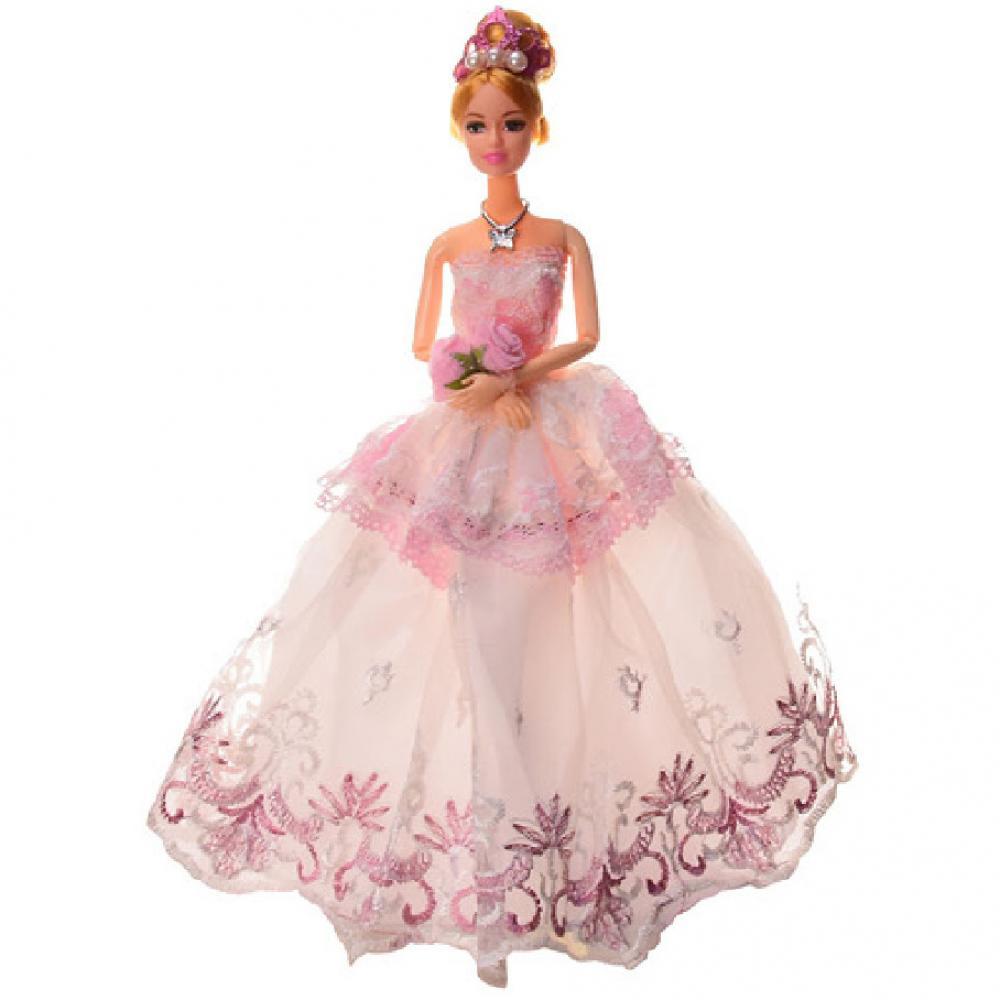 Кукла в бальном платье YF1157G на шарнирах, 29 см Белый