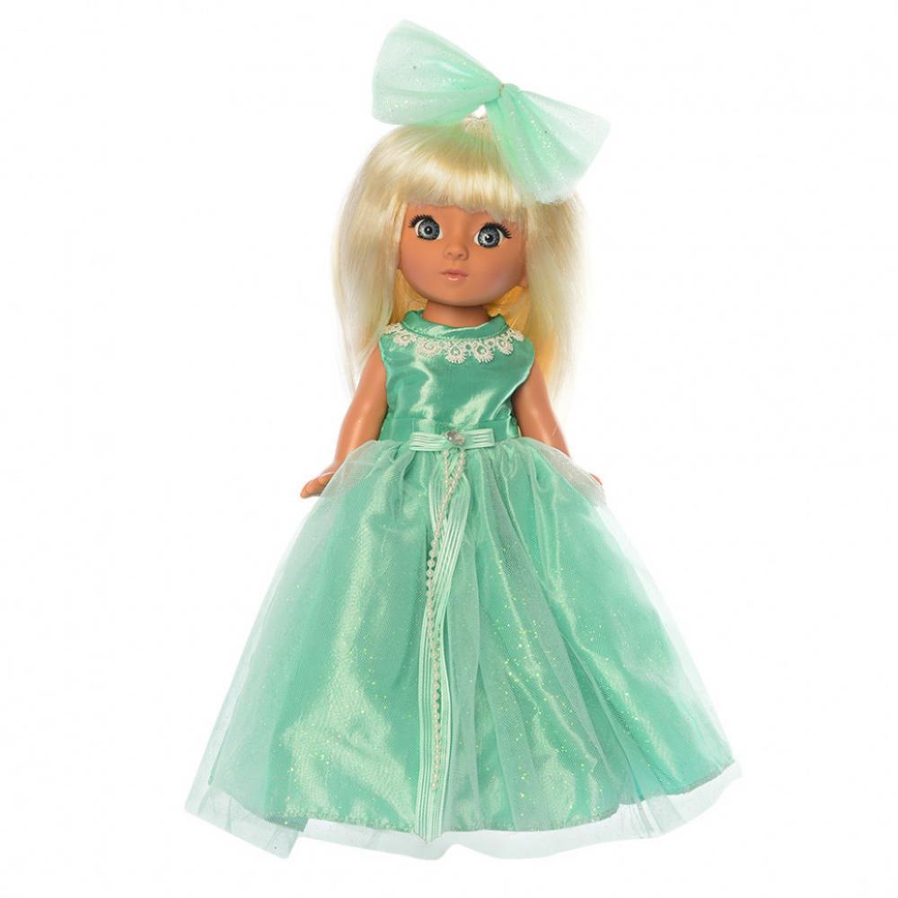Дитяча лялька у сукні M 3870 з музикою на рус. мовою Бірюзовий