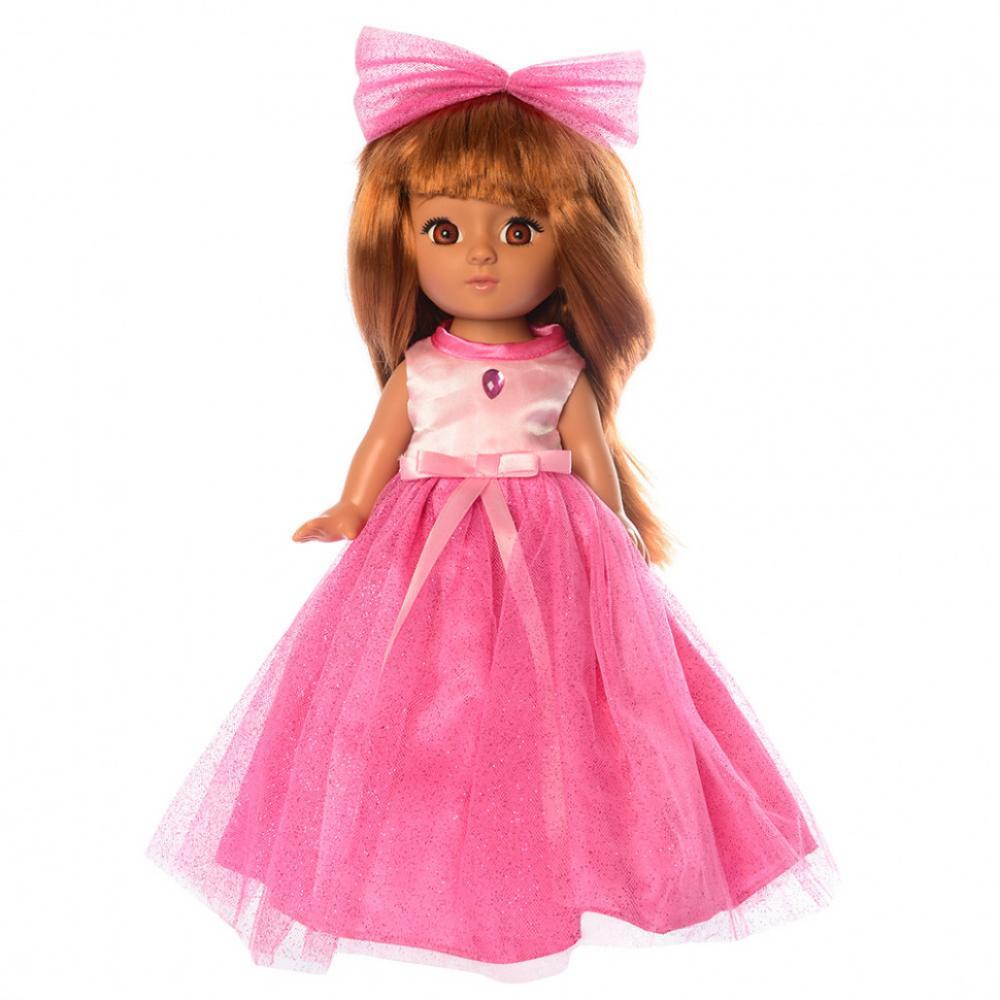 Дитяча лялька у сукні M 3870 з музикою на рус. мовою Рожевий