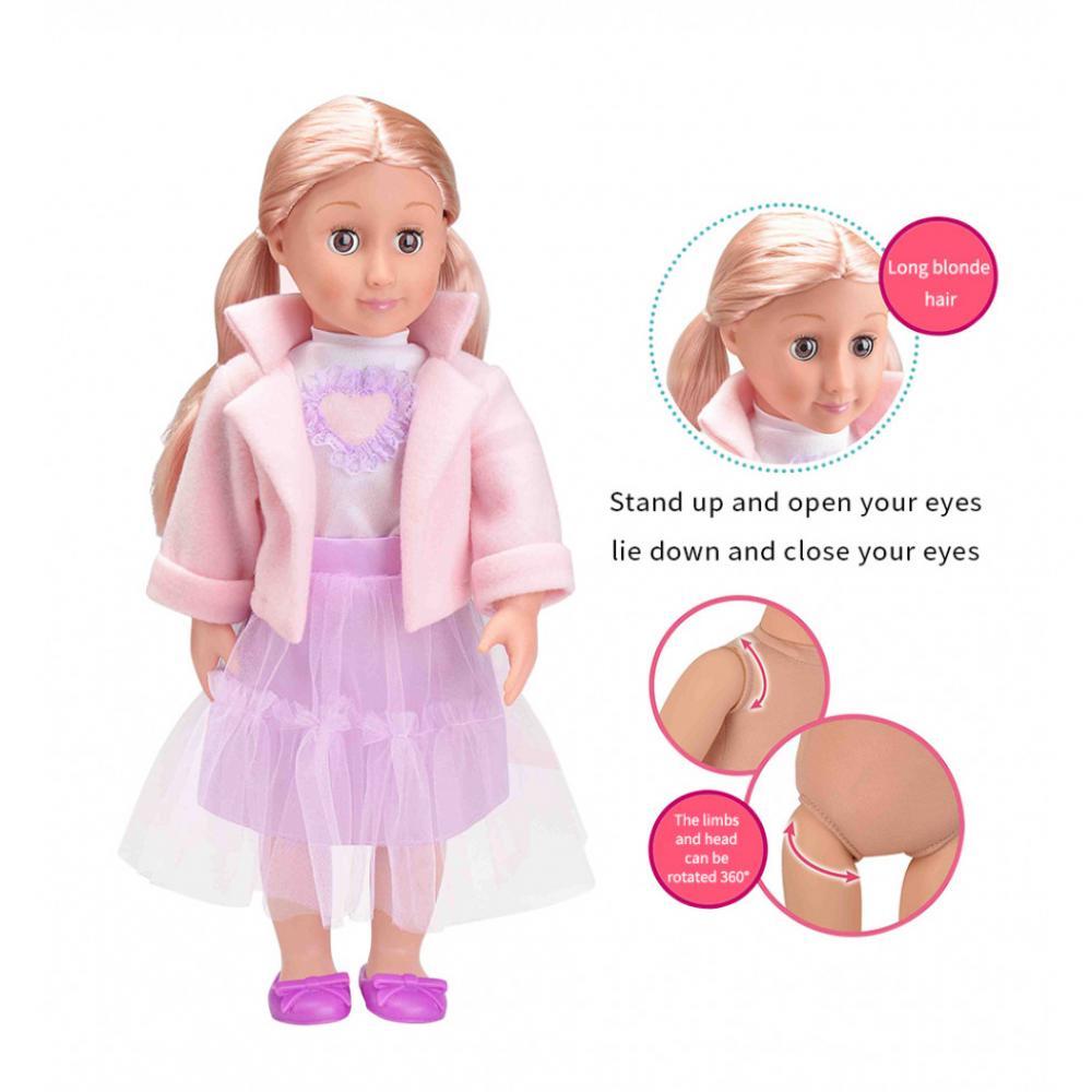 Кукла для девочек A 2045 мягконабивная