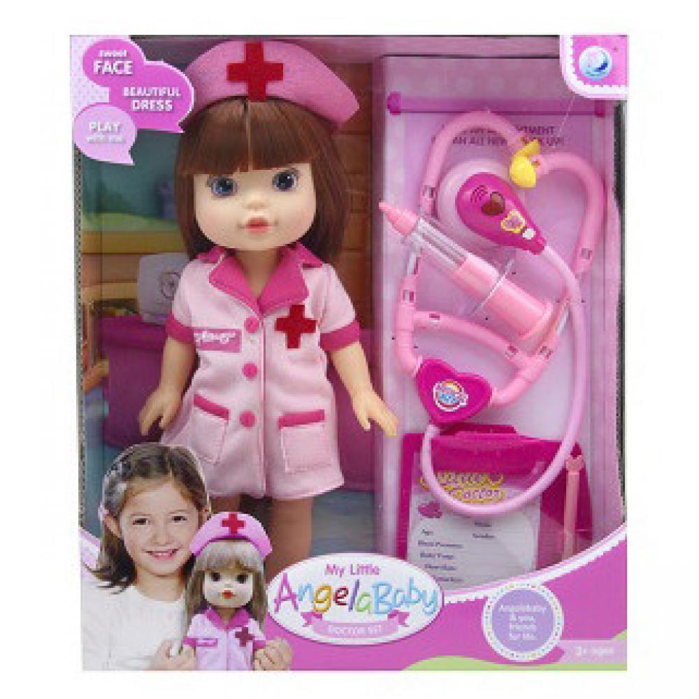 Кукла для девочек Доктор A301A с аксессуарами Розовый