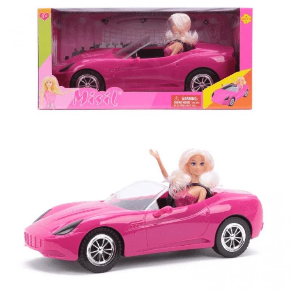 Кукла типа Барби в машине DEFA 8228 DEFA, 29 см машинка
