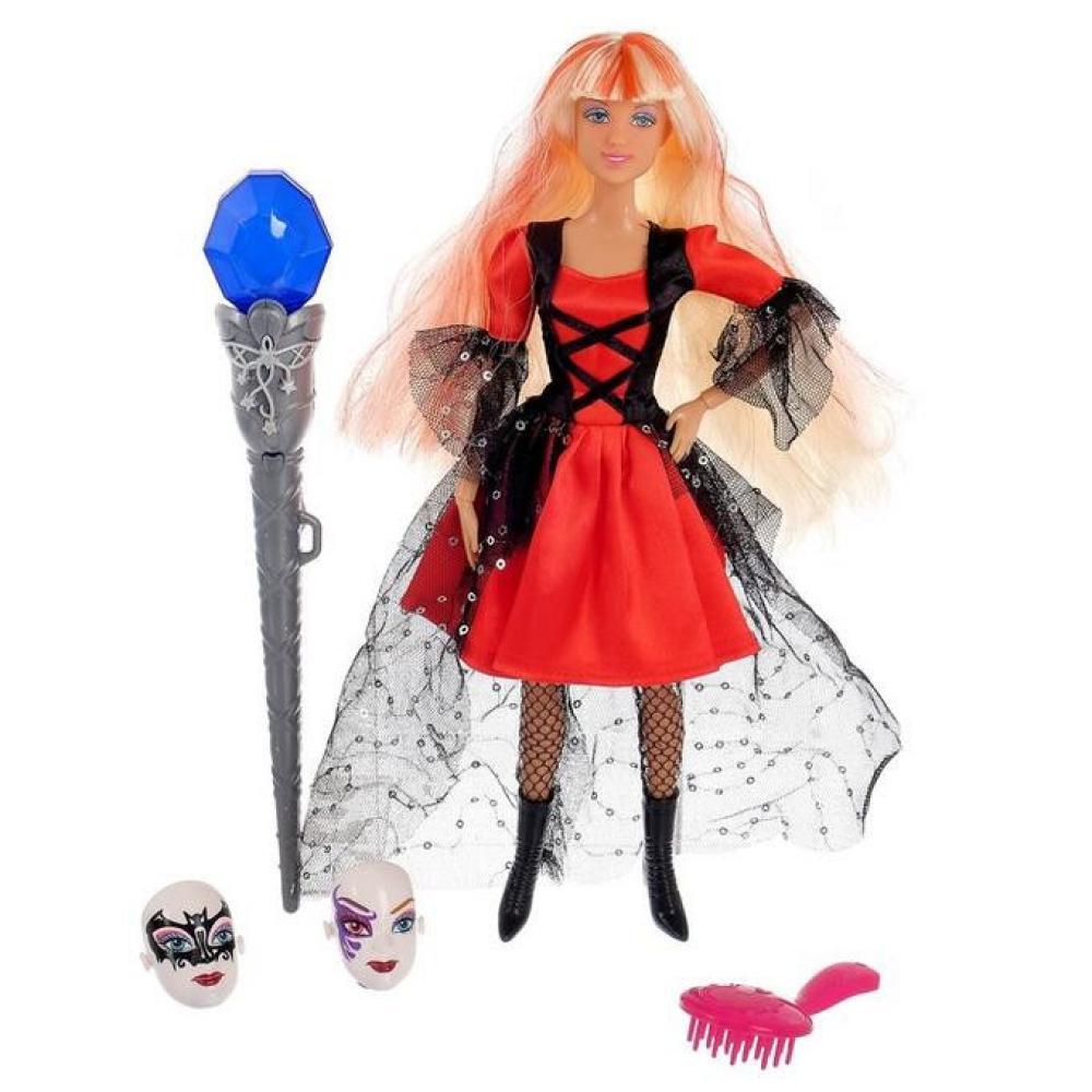 Кукла типа Барби с волшебной палочкой DEFA 8395-BF на шарнирах Красный
