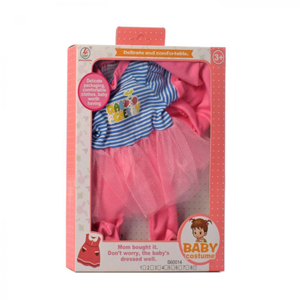 Лялькове вбрання S60014-8 з аксесуарами Рожевий