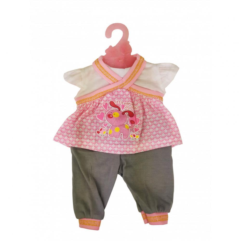 Лялькове вбрання для Бебі Борна DBJ-445A-456 на вішалці Рожева собачка