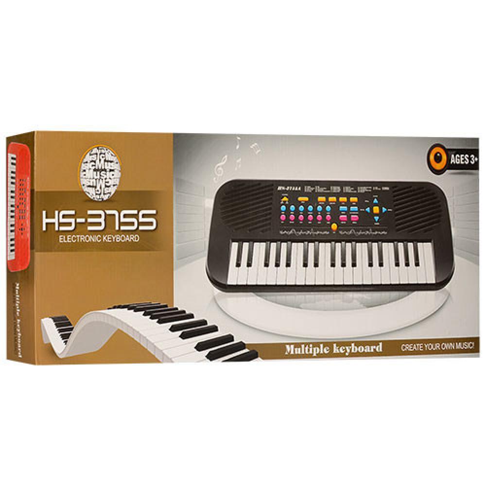 Дитячий синтезатор HS3755, 37 клавіш HS3755A Чорний