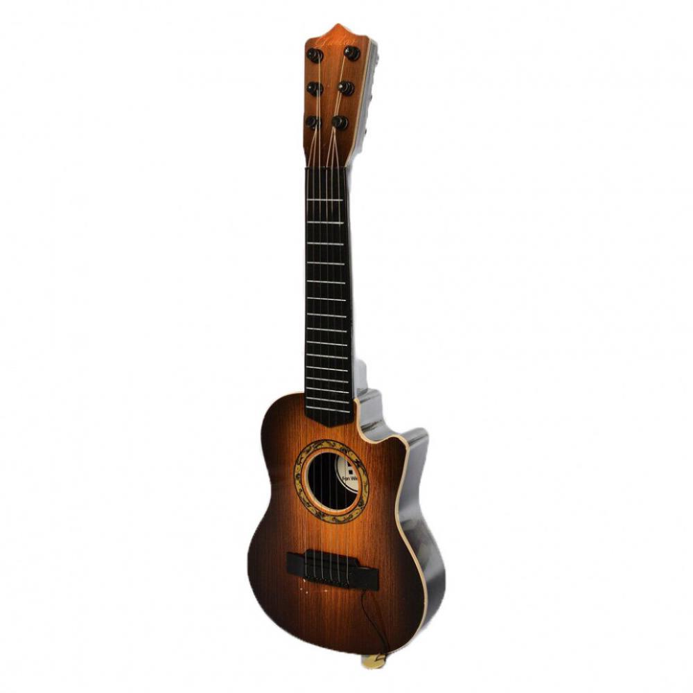 Игрушечная гитара 898-28ABC с медиатором Коричневый