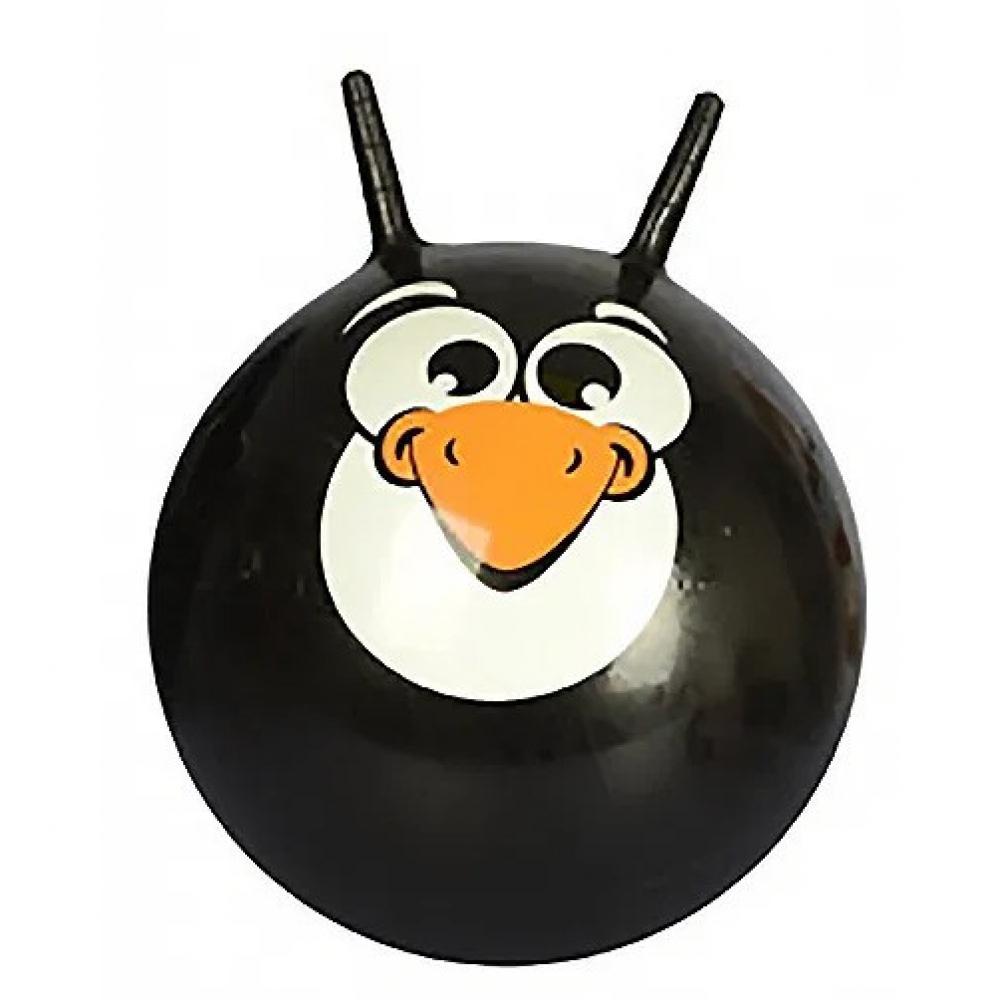 М'яч для фітнесу MS 0484-2 з ріжками Чорний