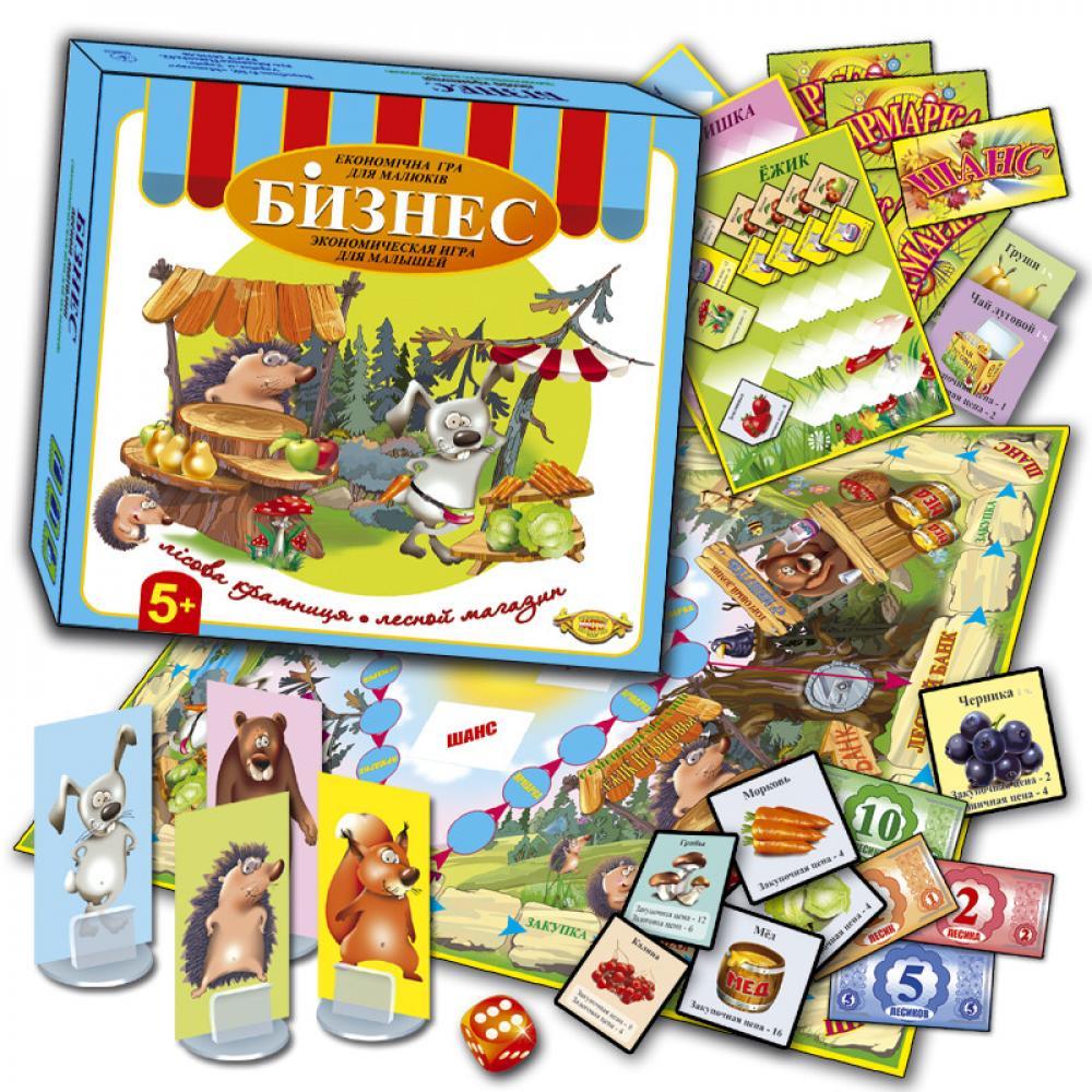 Детская настольная Игра Бизнес. Лесной магазин MKB0108 от 5-ти лет