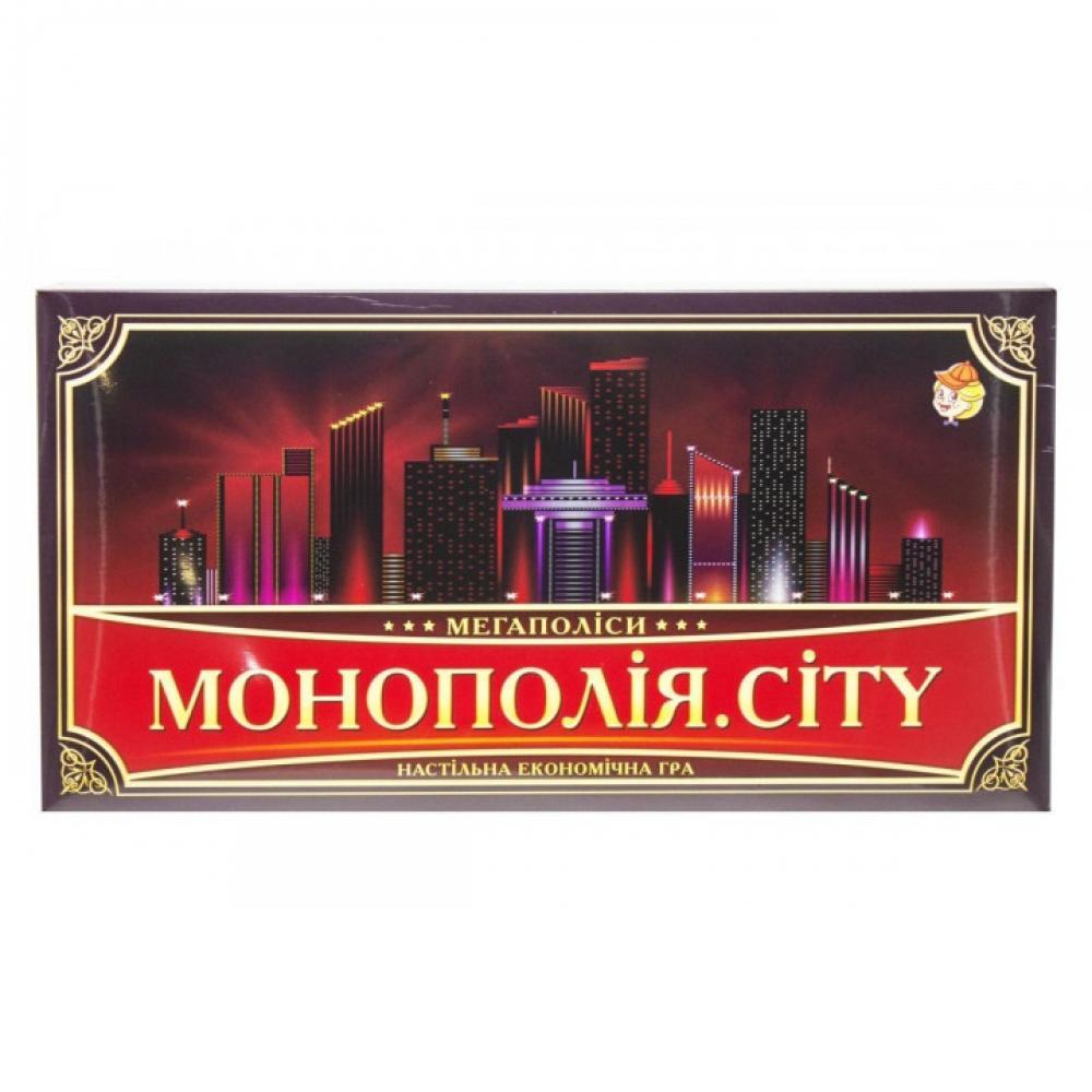Настольная игра Монополия. CITY 1137ATS на укр. языке