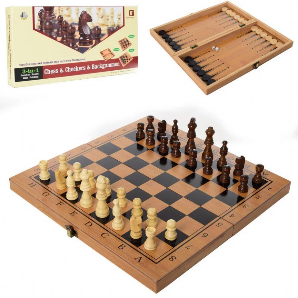 Настольная игра Шахматы B3116 с нардами и шашками