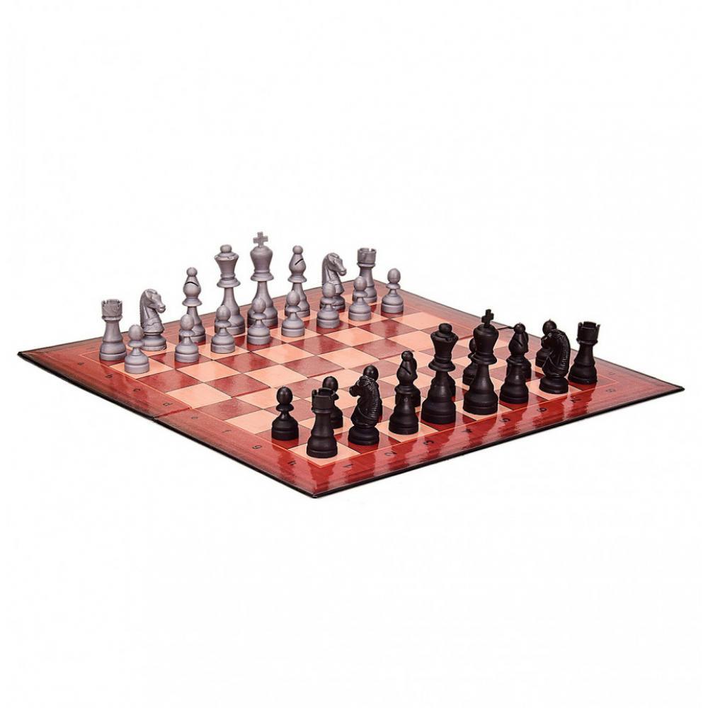 Настільна гра Шахмати 99300/99301 картонна дошка - 36*36 см Червона дошка