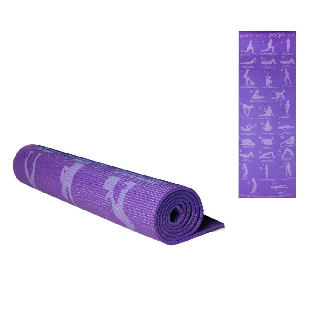 Йогамат. Коврик для йоги MS 1845-1 толщина 4мм Фиолетовый