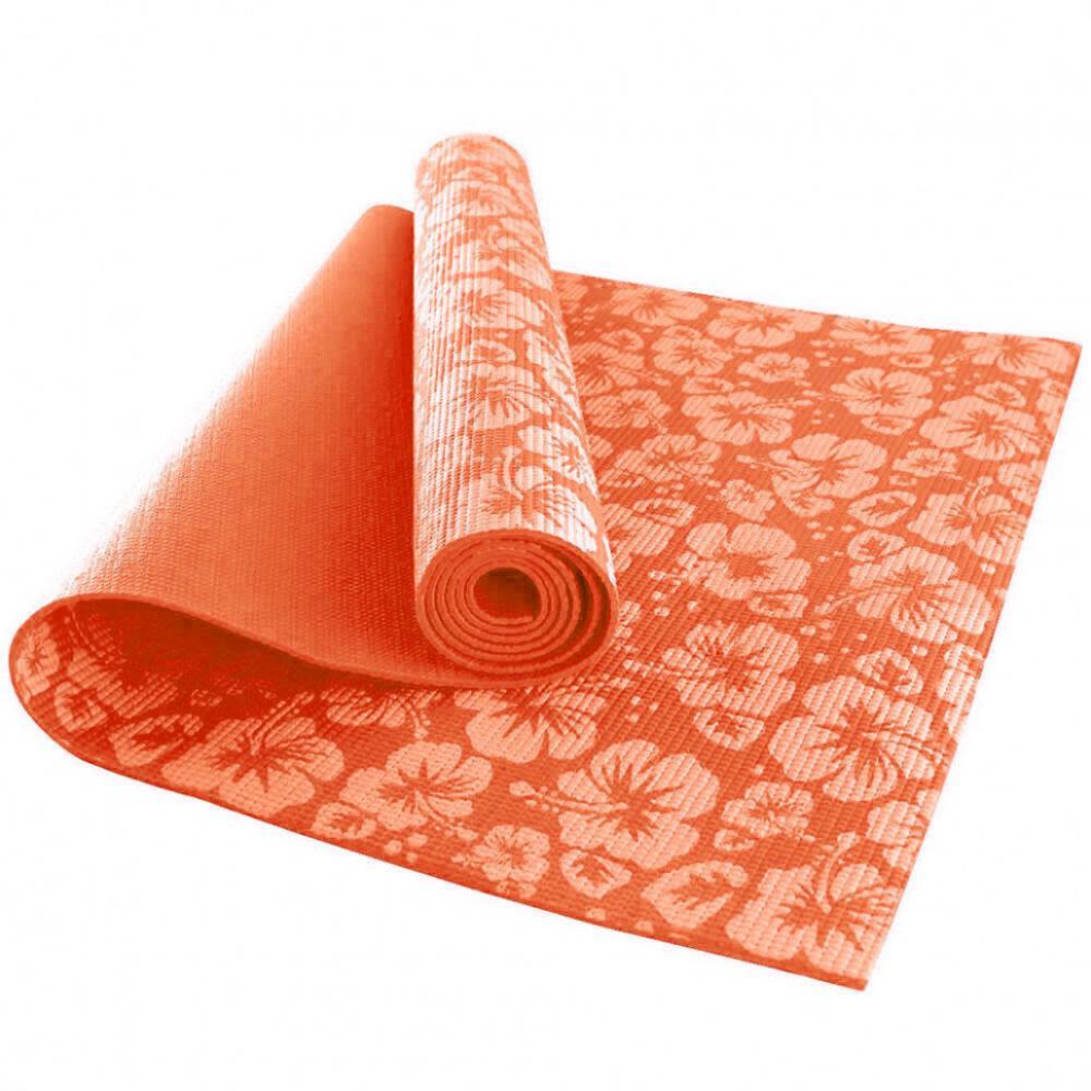 Йогамат коврик для йоги MS 1845-2-1 толщина 8 мм Оранжевый